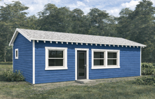 741 sq. ft home example